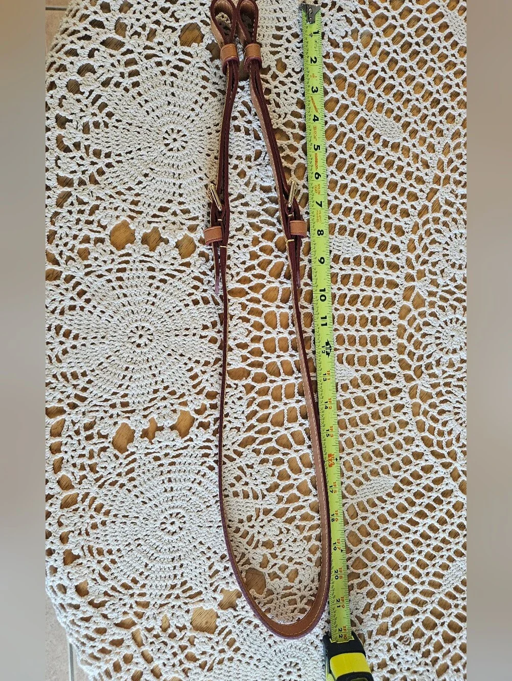 Vachetta Leather Replacement Strap For Louis Vuitton Noe Bags.